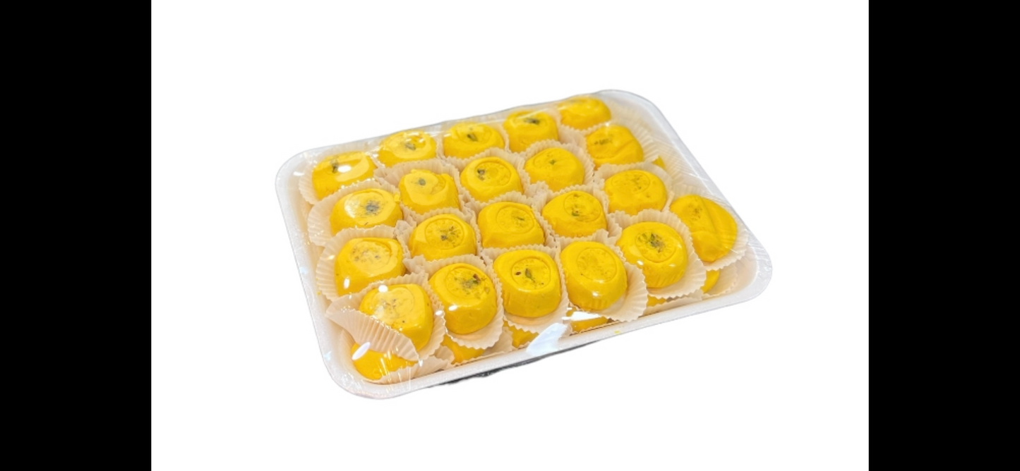 Kesar (Saffron) (Yellow) Peda (2.0kg Tray)